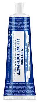 DR.BRONNER'S PEPPERMINT ALL ONE TOOTHPASTE 5OZ.
