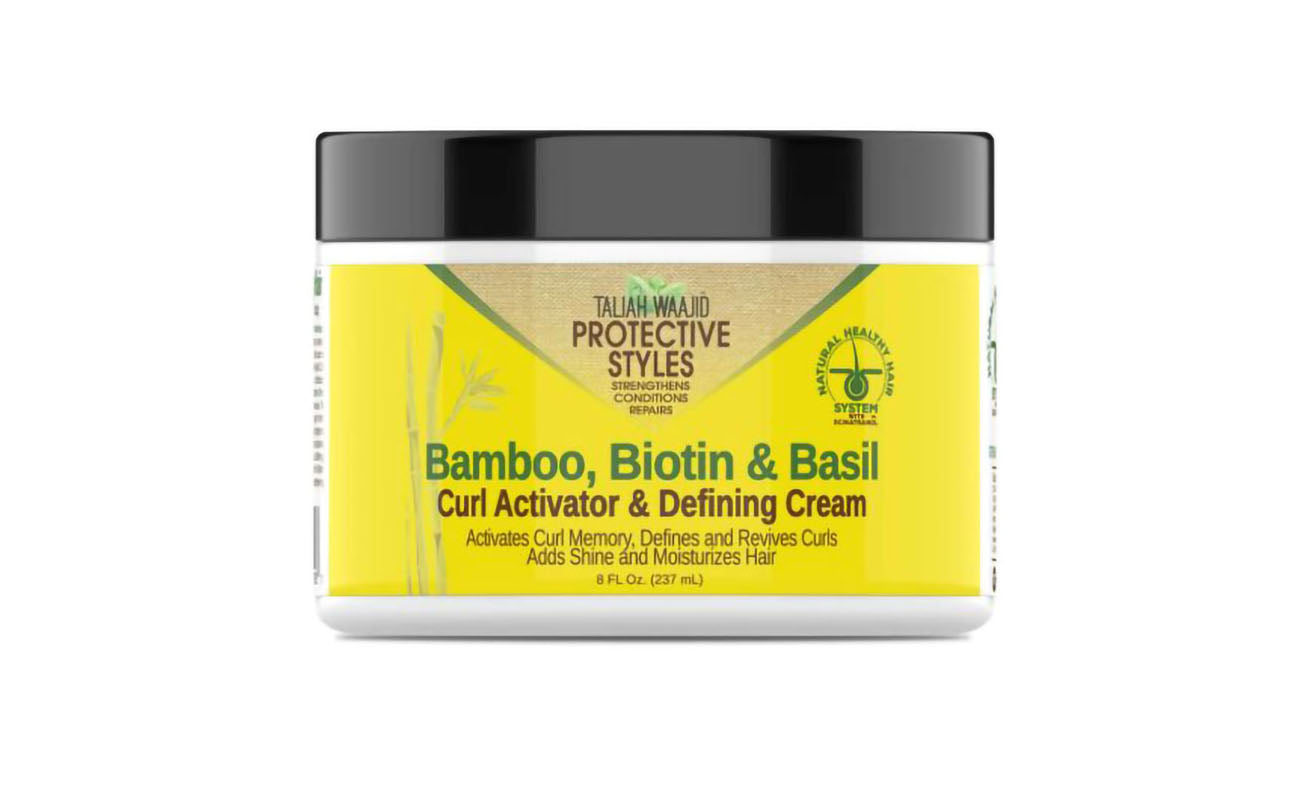 Taliah Waajid Bamboo, Biotin & Basil Curl Activator & Defining Cream - 8 fl oz.